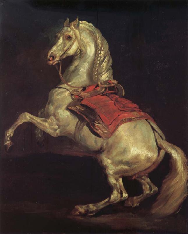 Theodore   Gericault Napoleon mold Tamerlan oil painting image